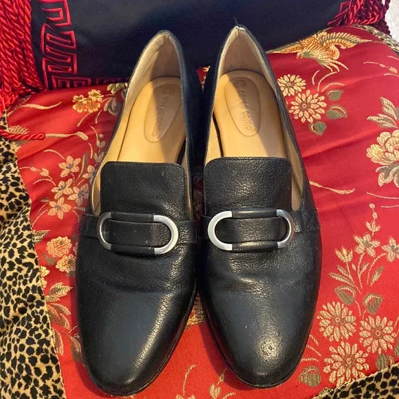 Corso Como Shoes Travel In Bold Black Leather Shoes By Corso